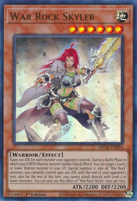 War Rock Skyler [MP22-EN054] Ultra Rare Yu-Gi-Oh!