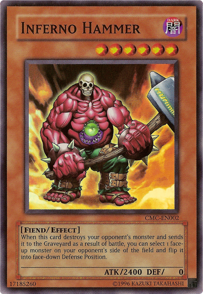 Inferno Hammer (Capsule Monster Coliseum) [CMC-EN002] Super Rare Yu-Gi-Oh!