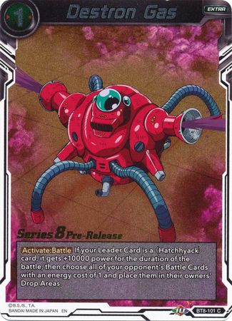 Destron Gas (BT8-101_PR) [Malicious Machinations Prerelease Promos] Dragon Ball Super