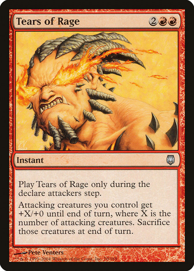 Tears of Rage [Darksteel] Magic: The Gathering