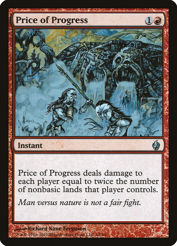 Price of Progress [Premium Deck Series: Fire and Lightning] Magic: The Gathering