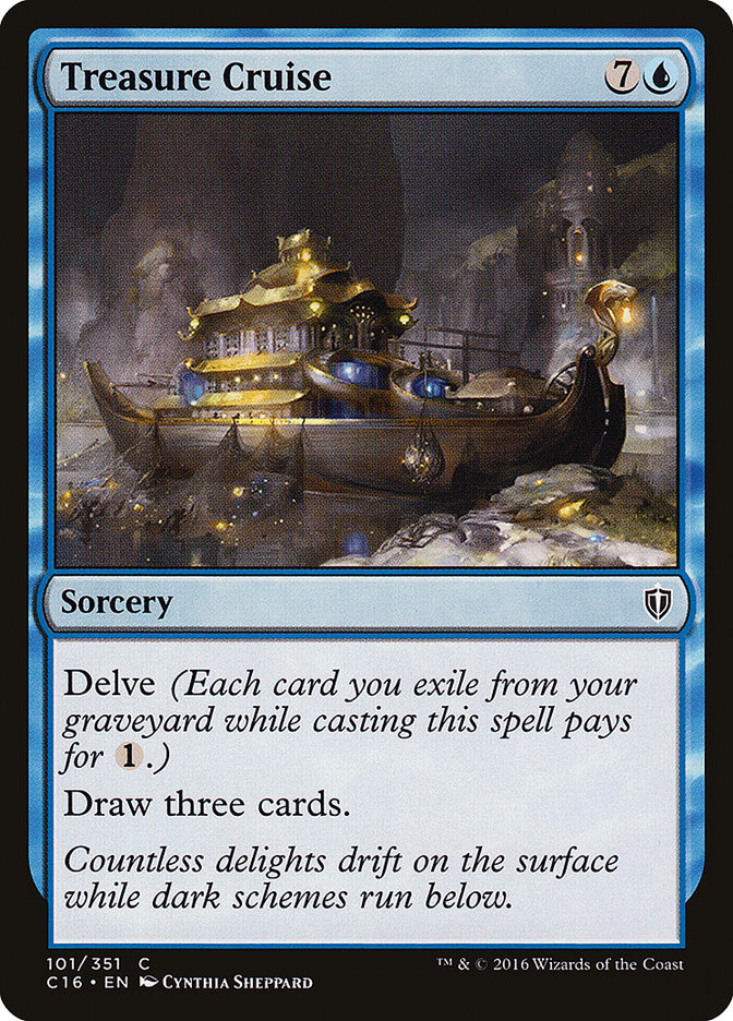 Treasure Cruise [Commander 2016] Magic: The Gathering