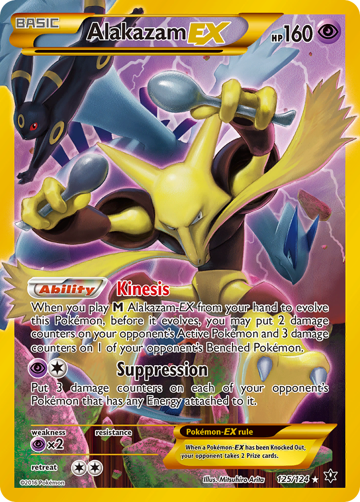 Alakazam EX (125/124) [XY: Fates Collide] Pokémon