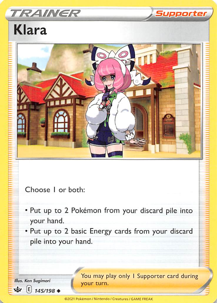 Klara (145/198) [Sword & Shield: Chilling Reign] Pokémon