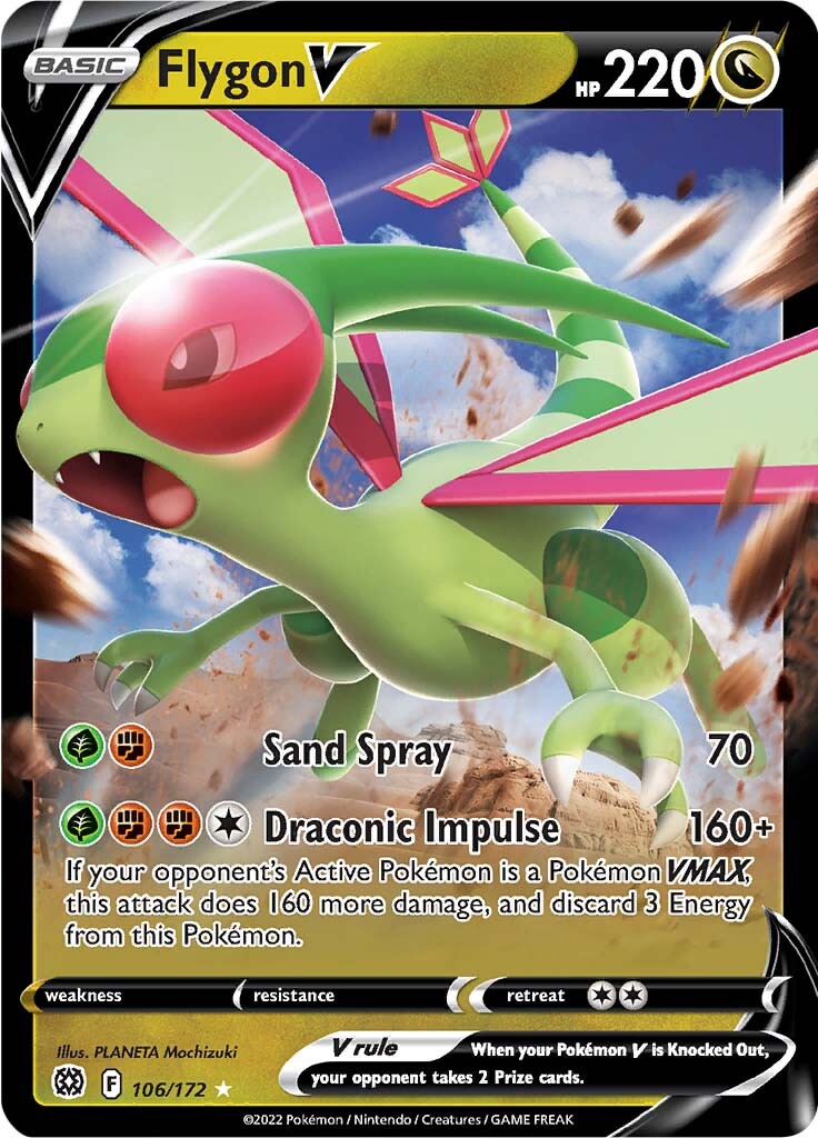 Flygon V (106/172) [Sword & Shield: Brilliant Stars] Pokémon