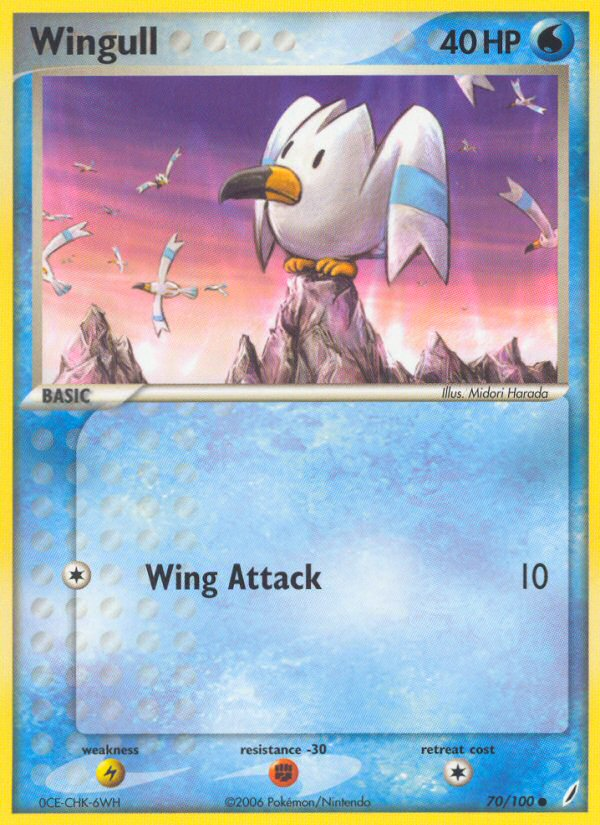 Wingull (70/100) [EX: Crystal Guardians] Pokémon