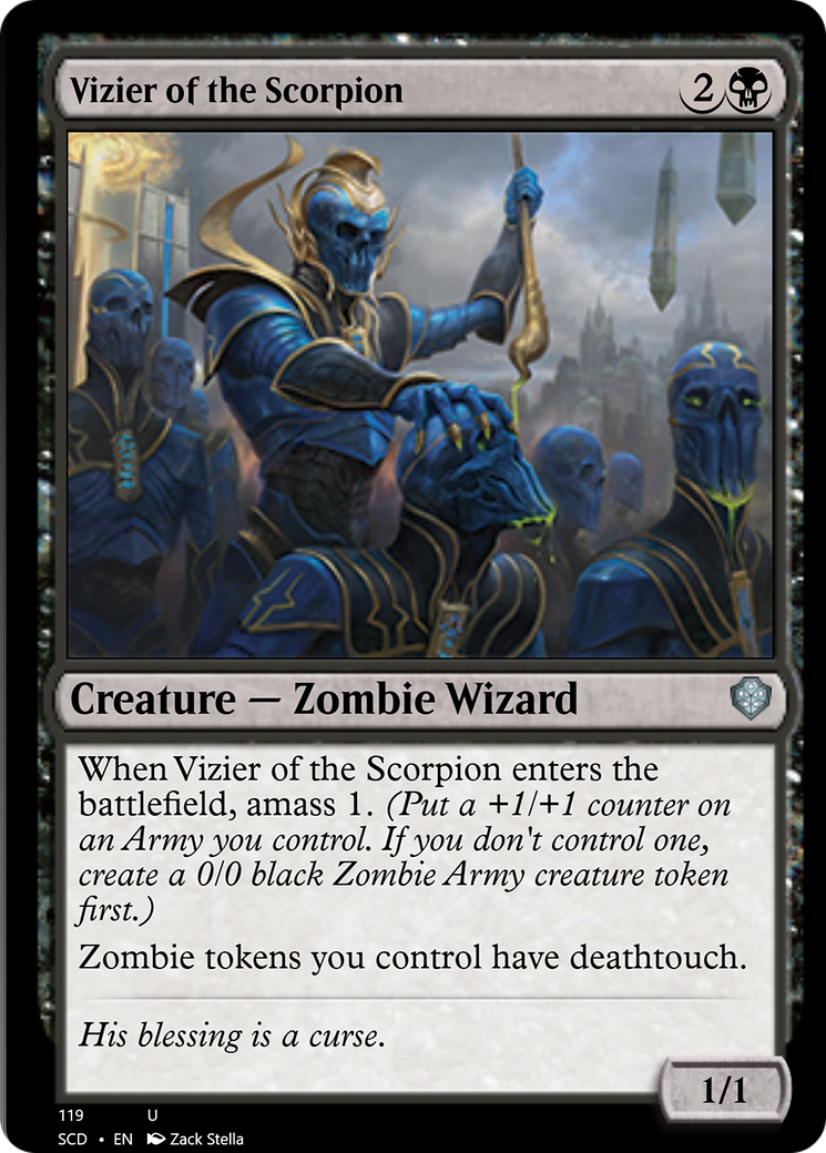 Vizier of the Scorpion [Starter Commander Decks] Magic: The Gathering