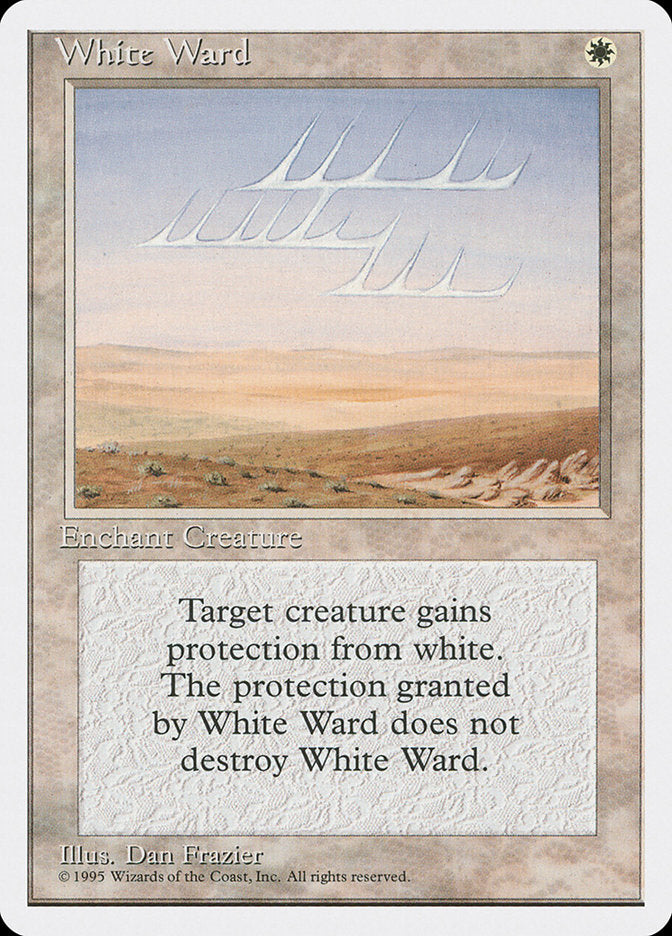 White Ward [Fourth Edition] Magic: The Gathering