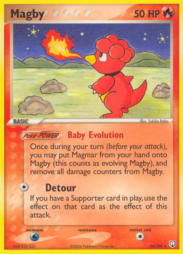 Magby (24/109) [EX: Team Rocket Returns] Pokémon