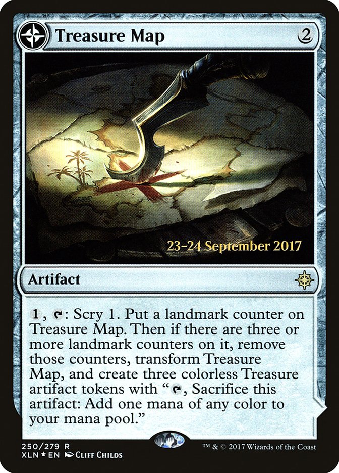 Treasure Map // Treasure Cove [Ixalan Prerelease Promos] Magic: The Gathering