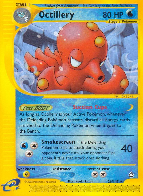 Octillery (26/147) [Aquapolis] Pokémon