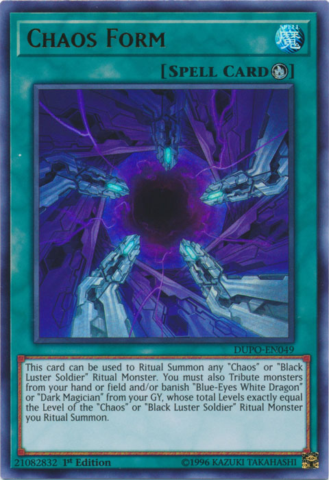 Chaos Form [DUPO-EN049] Ultra Rare Yu-Gi-Oh!