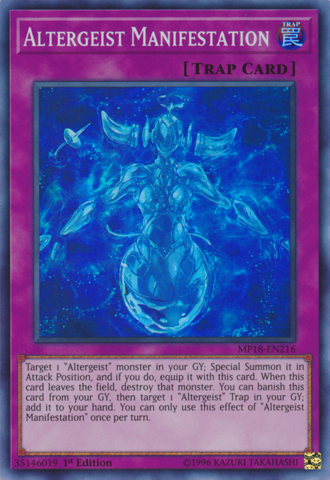 Altergeist Manifestation [MP18-EN216] Super Rare Yu-Gi-Oh!