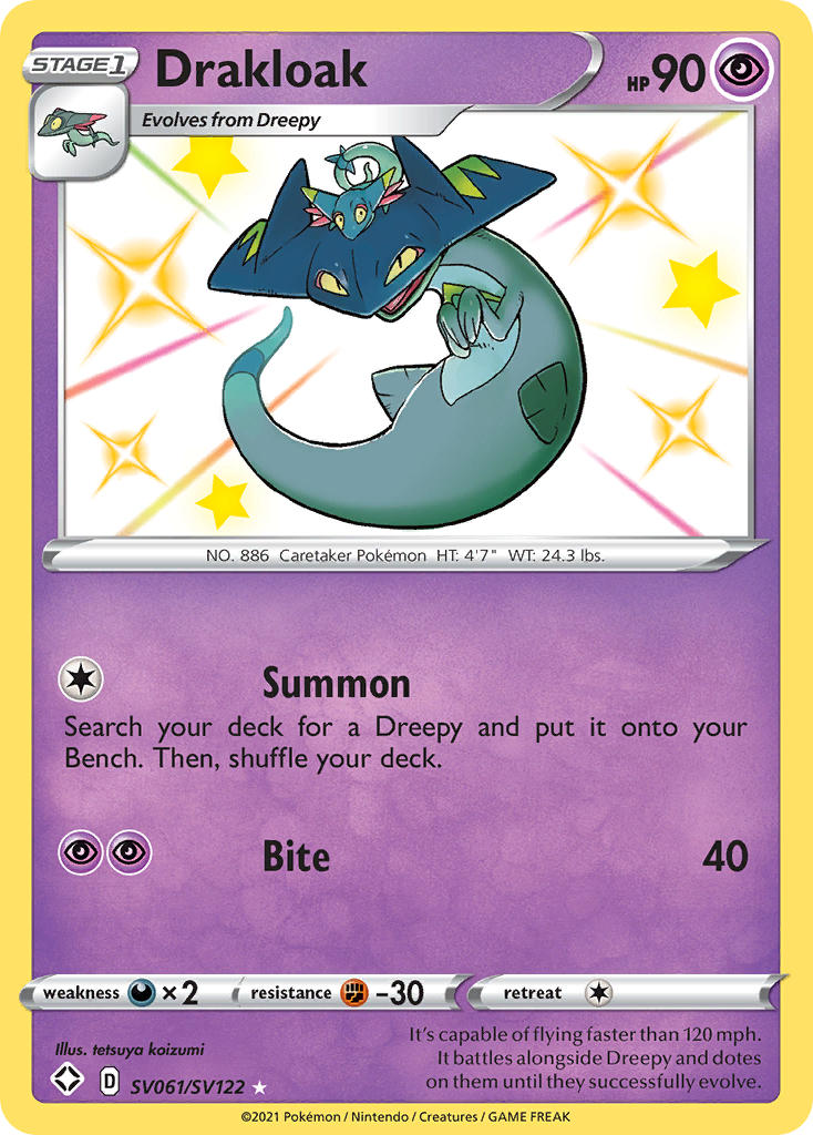 Drakloak (SV061/SV122) [Sword & Shield: Shining Fates] Pokémon