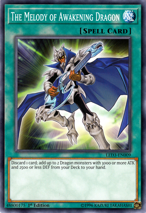 The Melody of Awakening Dragon [LED3-EN009] Common Yu-Gi-Oh!