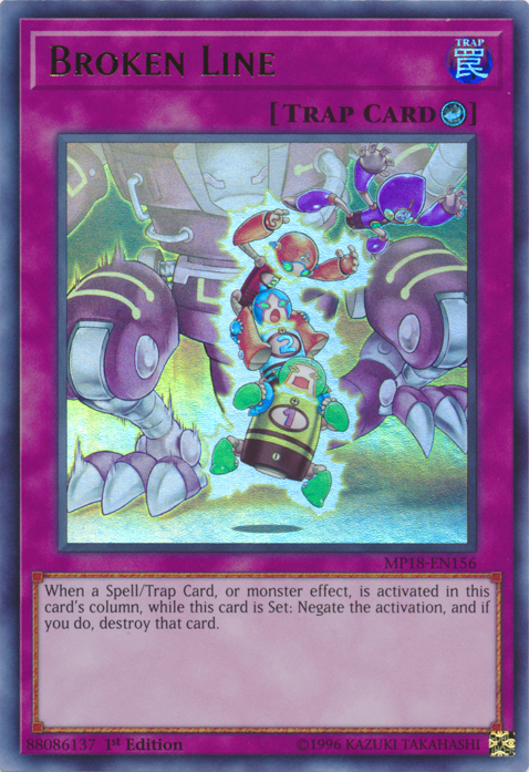 Broken Line [MP18-EN156] Ultra Rare Yu-Gi-Oh!