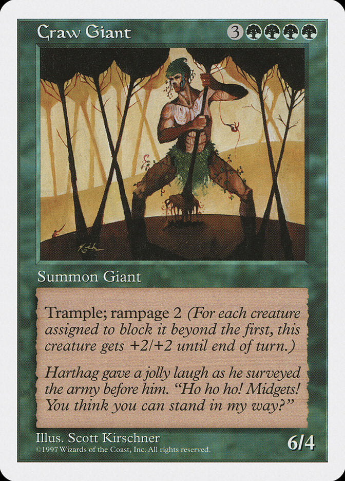 Craw Giant [Fifth Edition] Magic: The Gathering