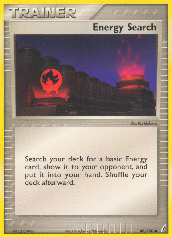 Energy Search (86/100) [EX: Crystal Guardians] Pokémon