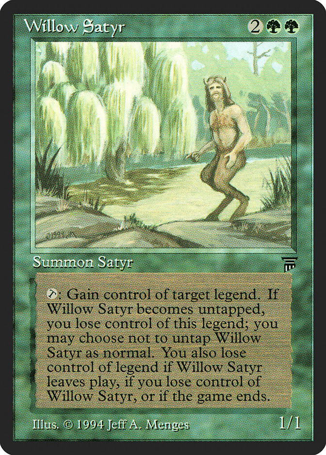 Willow Satyr [Legends] Magic: The Gathering