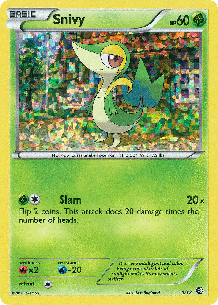 Snivy (1/12) [McDonald's Promos: 2011 Collection] Pokémon