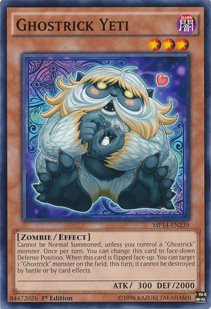 Ghostrick Yeti [MP14-EN239] Common Yu-Gi-Oh!