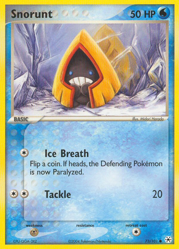 Snorunt (73/101) [EX: Hidden Legends] Pokémon