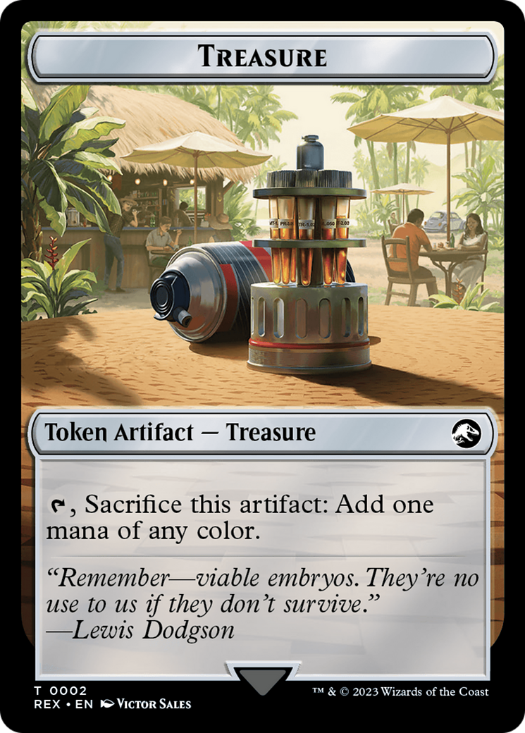 Treasure Token [Jurassic World Collection Tokens] Magic: The Gathering