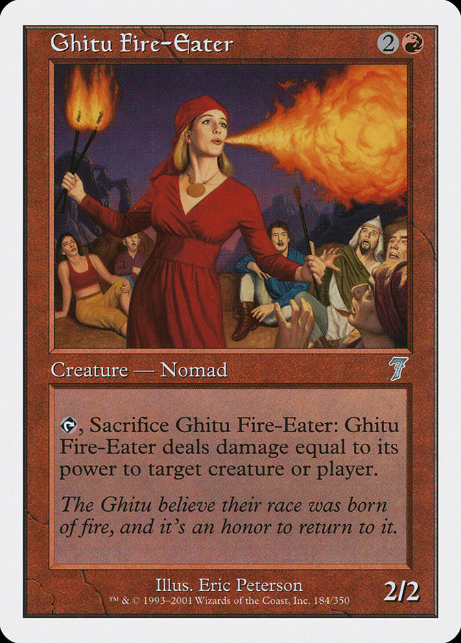 Ghitu Fire-Eater [Seventh Edition] Magic: The Gathering