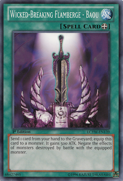 Wicked-Breaking Flamberge - Baou [LCYW-EN139] Common Yu-Gi-Oh!