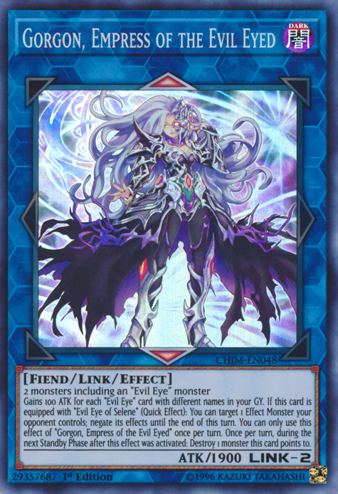 Gorgon, Empress of the Evil Eyed [CHIM-EN048] Super Rare Yu-Gi-Oh!