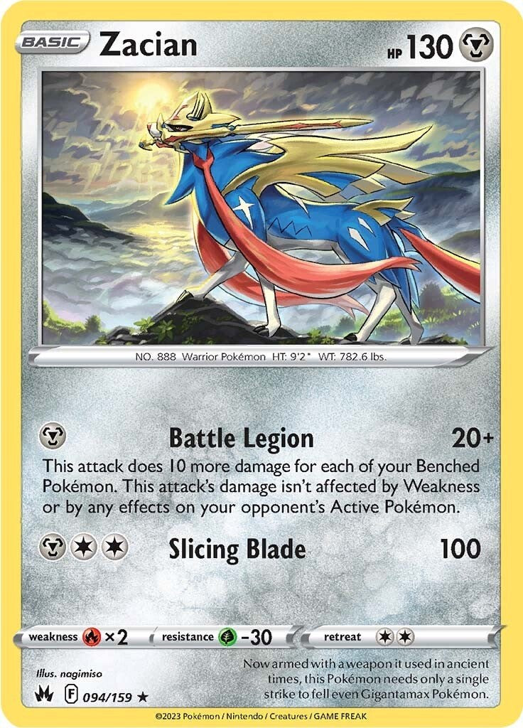 Zacian (094/159) [Sword & Shield: Crown Zenith] Pokémon
