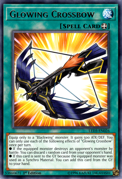 Glowing Crossbow [LED3-EN026] Rare Yu-Gi-Oh!