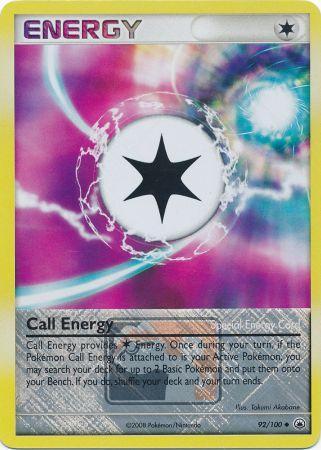 Call Energy (92/100) (League Promo) [Diamond & Pearl: Majestic Dawn] Pokémon