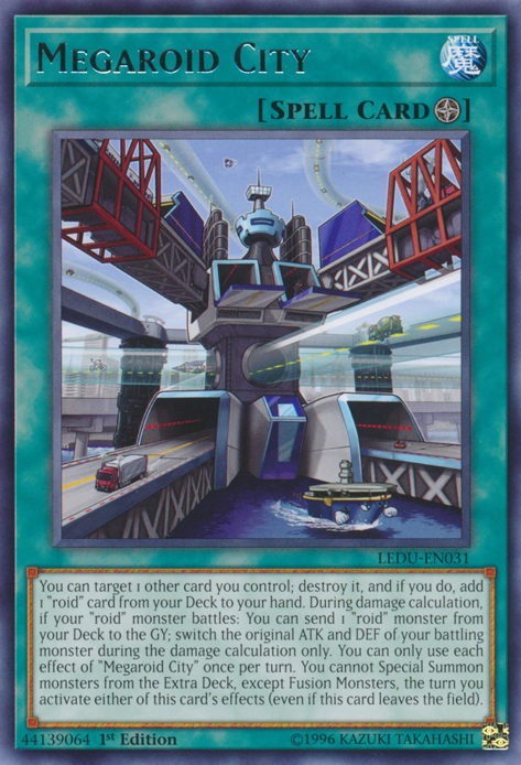 Megaroid City [LEDU-EN031] Rare Yu-Gi-Oh!