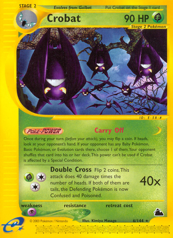 Crobat (6/144) [Skyridge] Pokémon