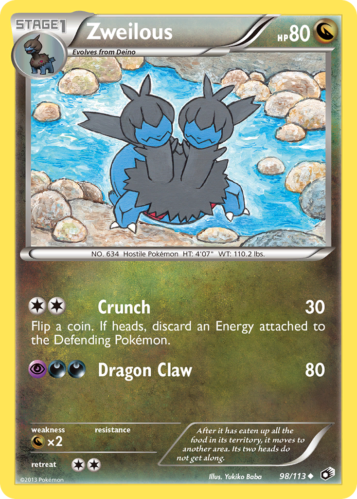 Zweilous (98/113) [Black & White: Legendary Treasures] Pokémon