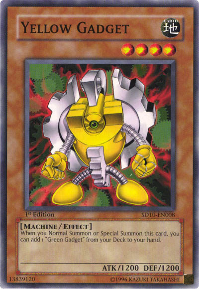 Yellow Gadget [SD10-EN008] Common Yu-Gi-Oh!