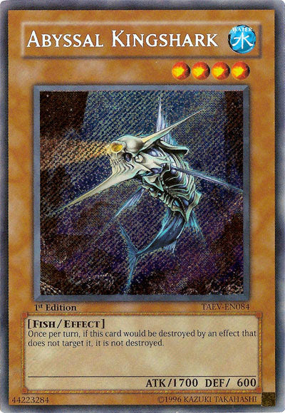 Abyssal Kingshark [TAEV-EN084] Secret Rare Yu-Gi-Oh!