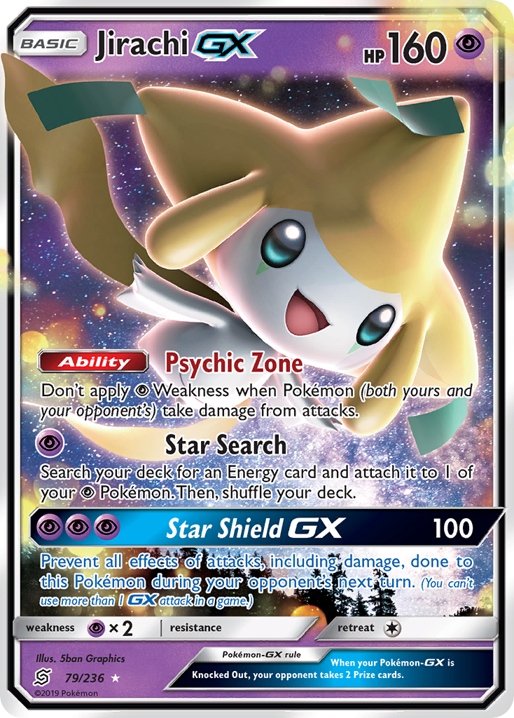 Jirachi GX (79/236) [Sun & Moon: Unified Minds] Pokémon