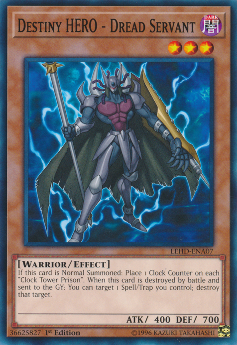 Destiny Hero - Dread Servant [LEHD-ENA07] Common Yu-Gi-Oh!