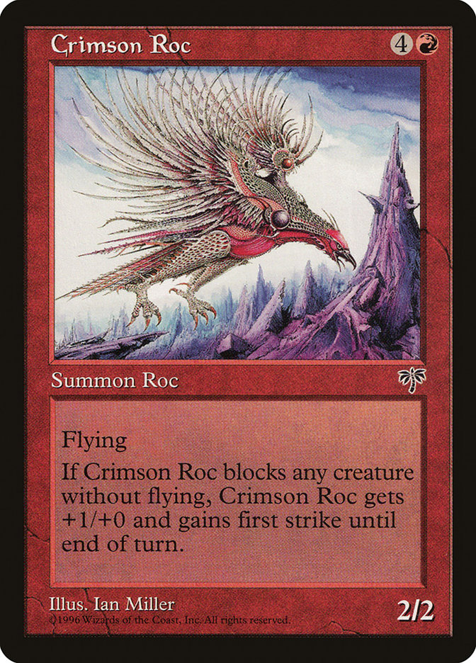 Crimson Roc [Mirage] Magic: The Gathering