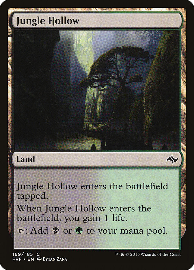 Jungle Hollow [Fate Reforged] Magic: The Gathering