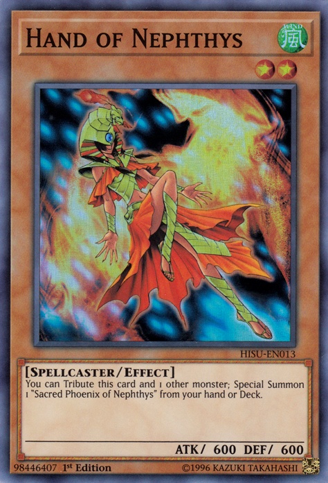 Hand of Nephthys [HISU-EN013] Super Rare Yu-Gi-Oh!