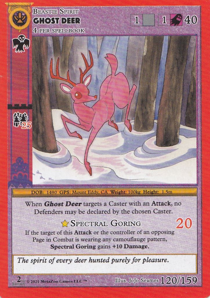 Ghost Deer [Cryptid Nation: Second Edition] Metazoo