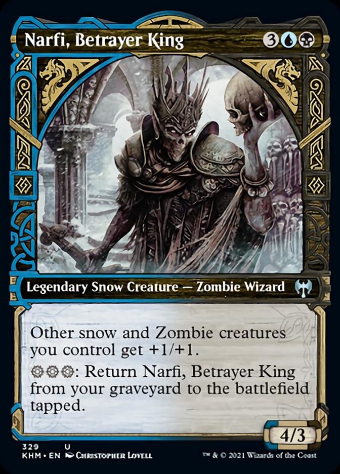 Narfi, Betrayer King (Showcase) [Kaldheim] Magic: The Gathering