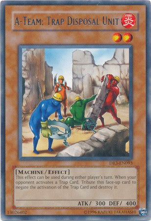 A-Team: Trap Disposal Unit [DR3-EN093] Rare Yu-Gi-Oh!