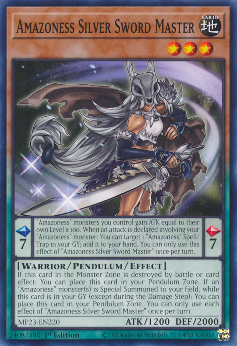 Amazoness Silver Sword Master [MP23-EN220] Common Yu-Gi-Oh!