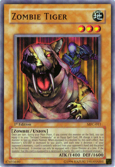 Zombie Tiger [MFC-011] Common Yu-Gi-Oh!