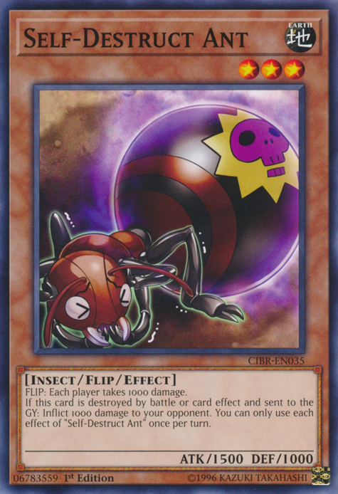 Self-Destruct Ant [CIBR-EN035] Common Yu-Gi-Oh!