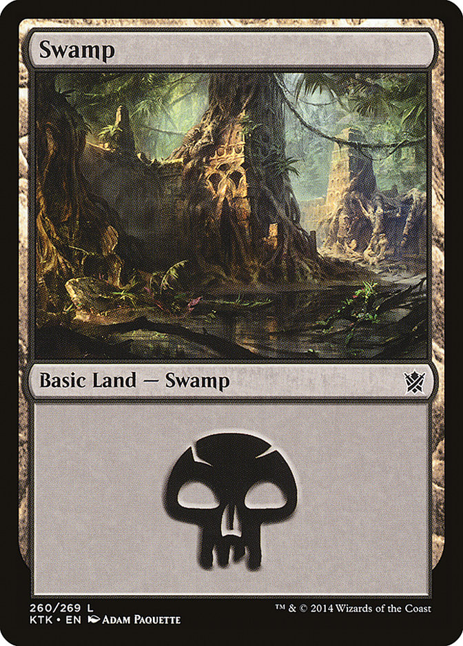 Swamp (260) [Khans of Tarkir] Magic: The Gathering